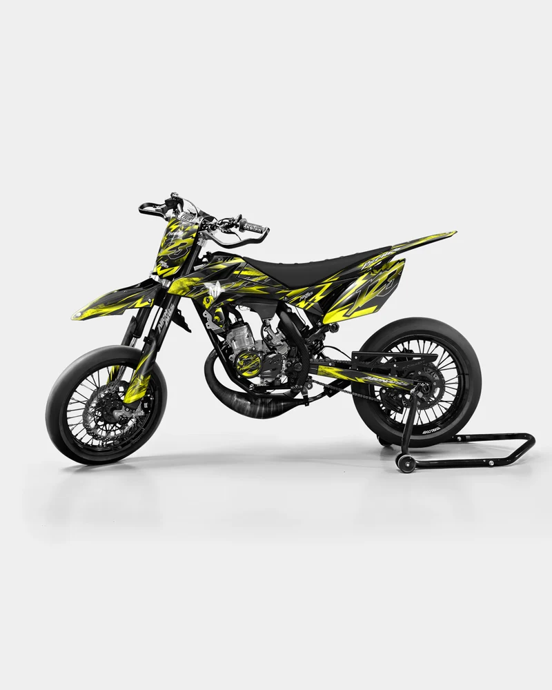 LISSE - Kit deco BETA 50cc - Jaune
