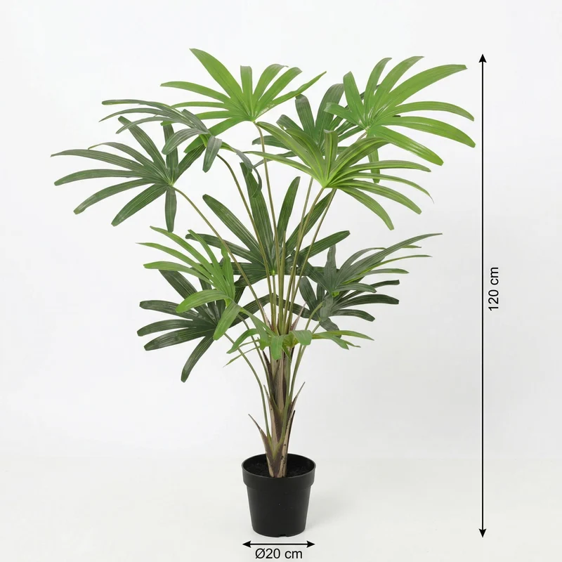 Künstliche Rhapis, hoch 120 cm