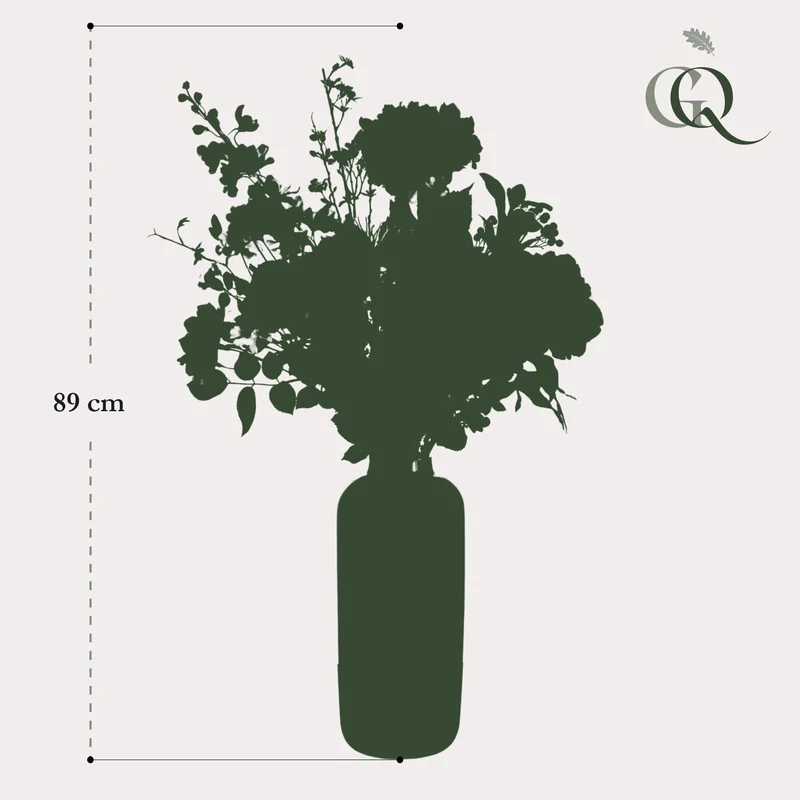 Künstlicher Blumenstrauß L, hübsches Rosa, 89 cm