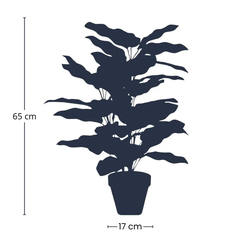 Künstliche Calathea im Topf 65 cm
