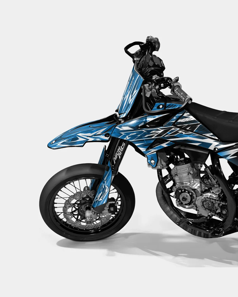PLUME - Kit deco BETA 50cc - Bleu