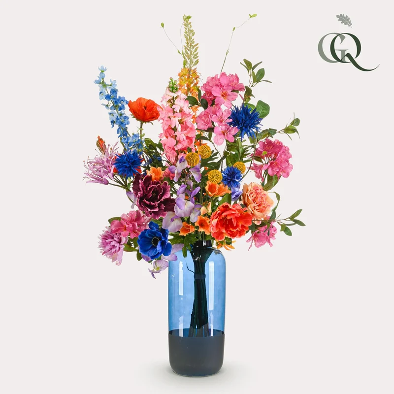 Künstlicher Blumenstrauß XL – Luxuriös und glamourös, 90 cm