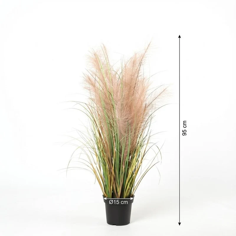 Kunstpflanze Phragmites Gras - 95cm