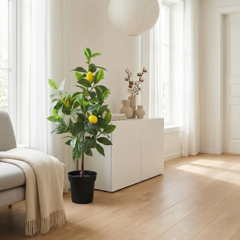 Kunstpflanze Zitronenbaum 65cm & 150cm