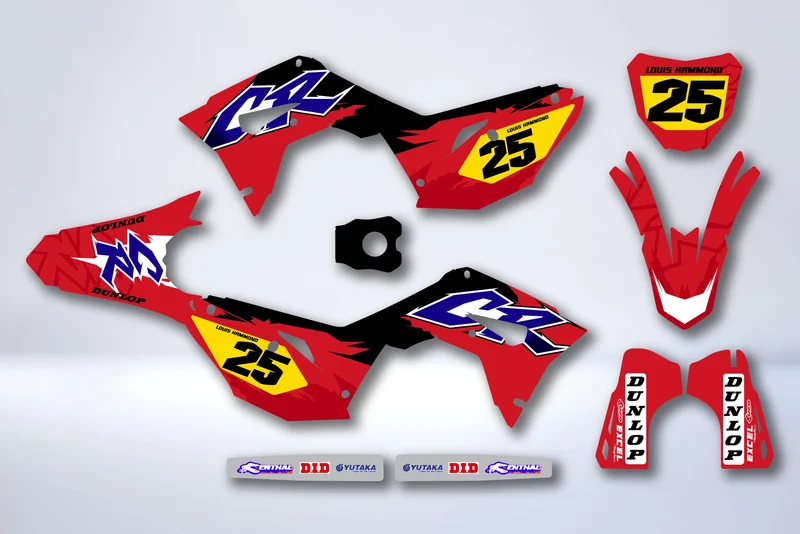 Kit Déco HONDA CRF 450 2017-2020 CRF 250 2018-2021 - PROZIX