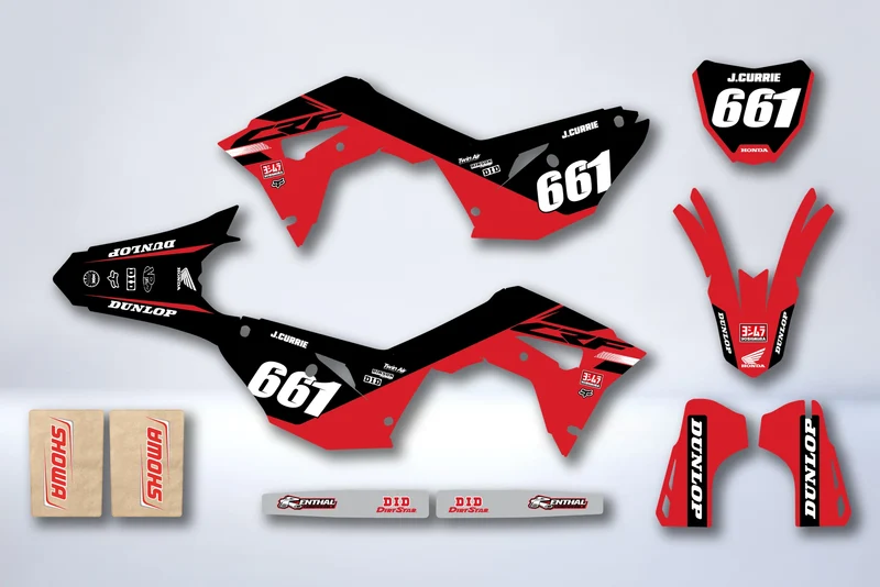 Kit Déco HONDA CRF 450 2017-2020 CRF 250 2018-2021 - VORVIX