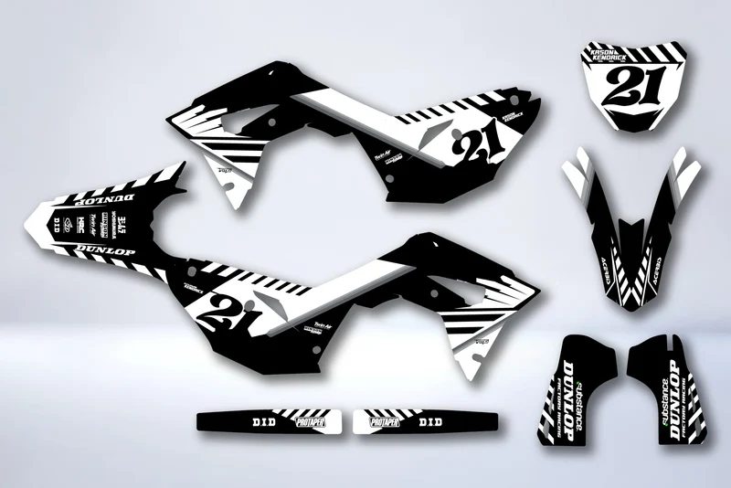 Kit Déco HONDA CRF 450 2017-2020 CRF 250 2018-2021 - ZAKQUOR