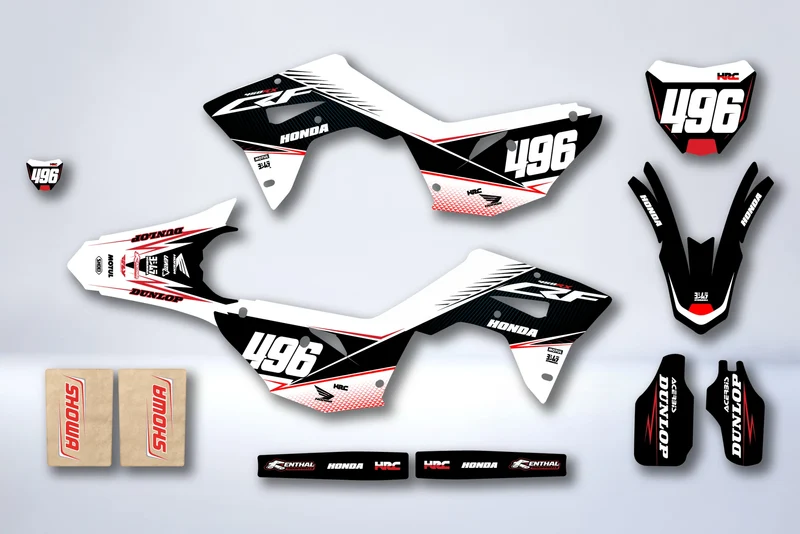 Kit Déco HONDA CRF 450 2017-2020 CRF 250 2018-2021 - HELZEN