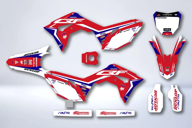 Kit Déco HONDA CRF 450 2017-2020 CRF 250 2018-2021 - RAVMOS