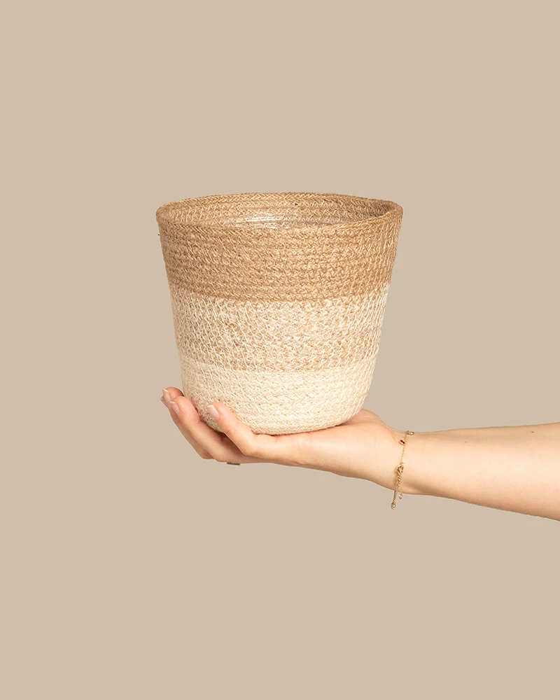 Pflanzenkorb aus Jute (Lapis | 16 cm ⌀)