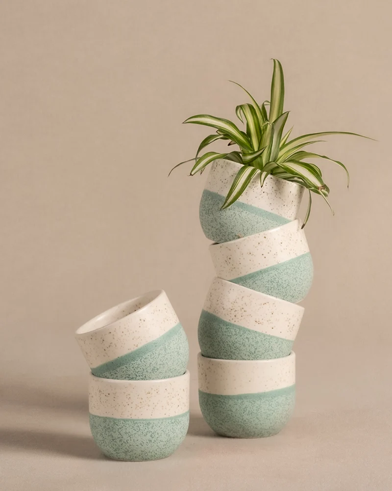 Keramik Baby-Topfset 'Variado' (6 Stk.)