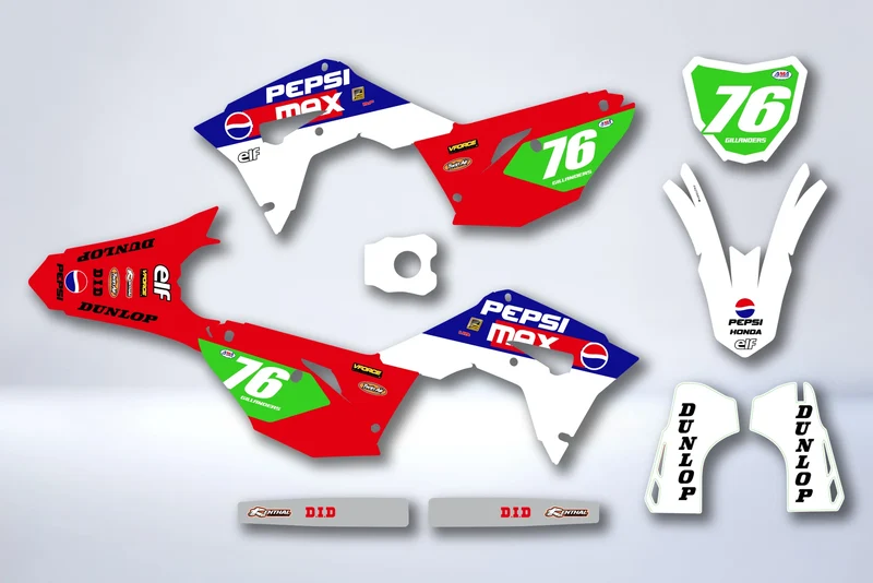 Kit Déco HONDA CRF 450 2017-2020 CRF 250 2018-2021 - ZEPKANE