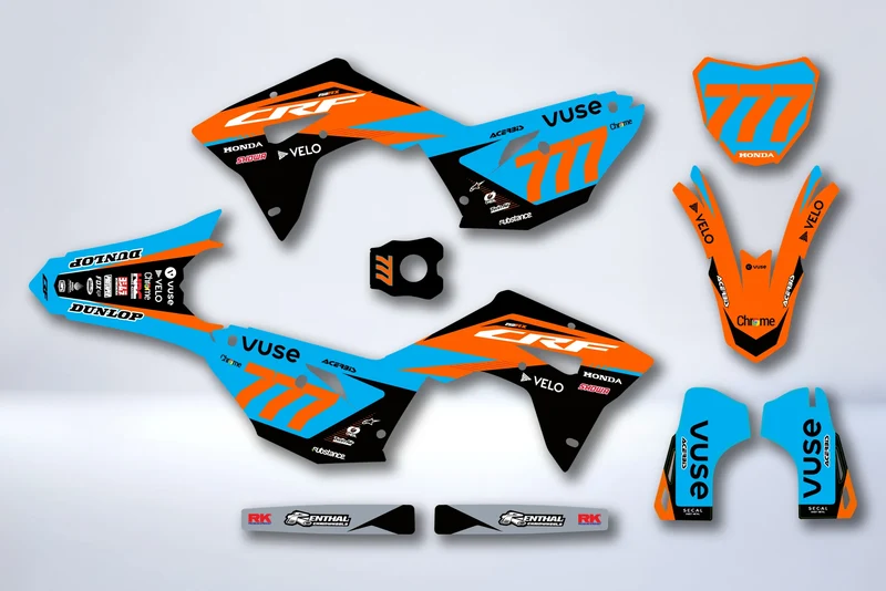 Kit Déco HONDA CRF 450 2017-2020 CRF 250 2018-2021 - IROPEX