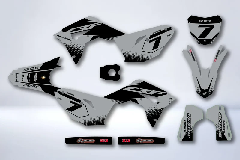 Kit Déco HONDA CRF 450 2017-2020 CRF 250 2018-2021 - ZULNIS