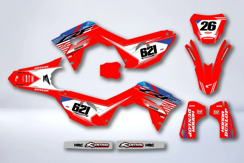 Kit Déco HONDA CRF 450 2017-2020 CRF 250 2018-2021 - TUNZEN