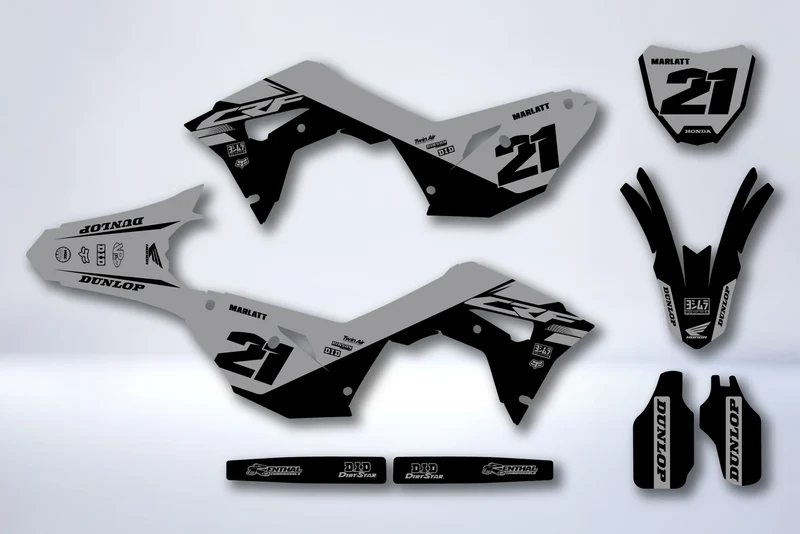 Kit Déco HONDA CRF 450 2017-2020 CRF 250 2018-2021 - VULVAR