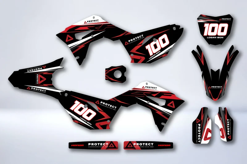 Kit Déco HONDA CRF 450 2017-2020 CRF 250 2018-2021 - DRALIX