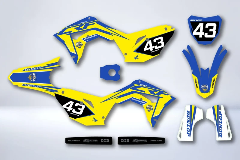 Kit Déco HONDA CRF 450 2017-2020 CRF 250 2018-2021 - ZYNRAX