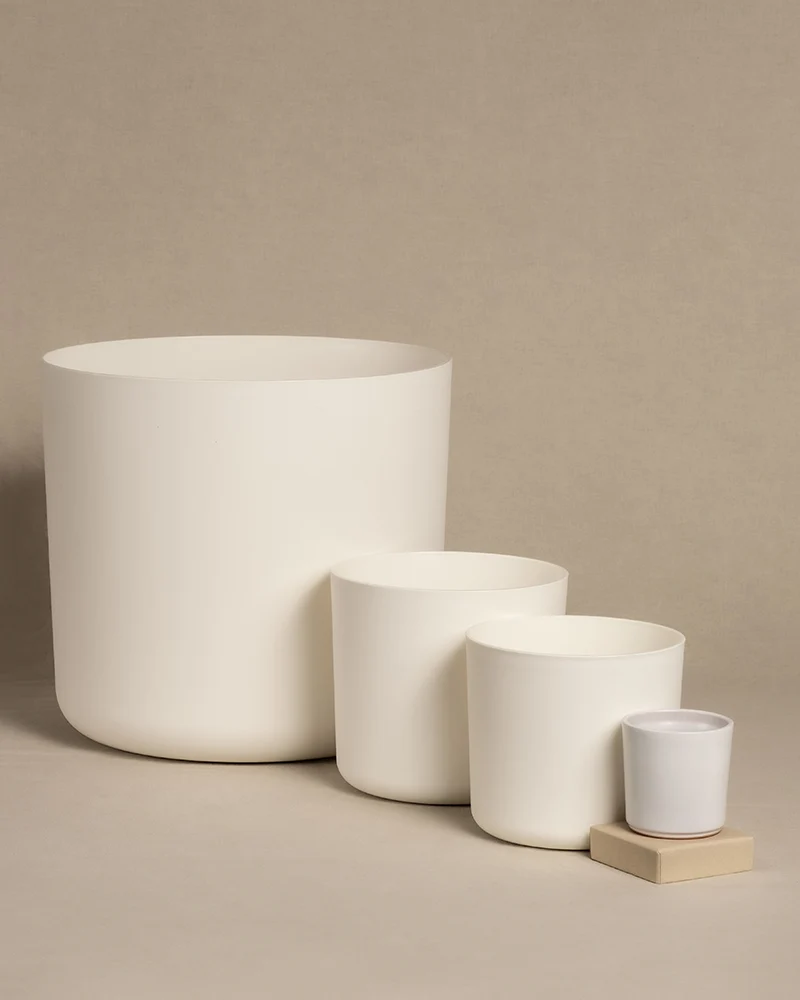 Kunststoff Topfset 'Lumi’ (30, 16, 14, 7)