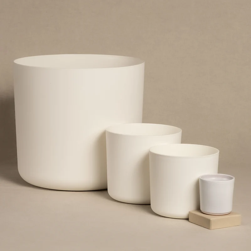 Kunststoff Topfset 'Lumi’ (30, 16, 14, 7)