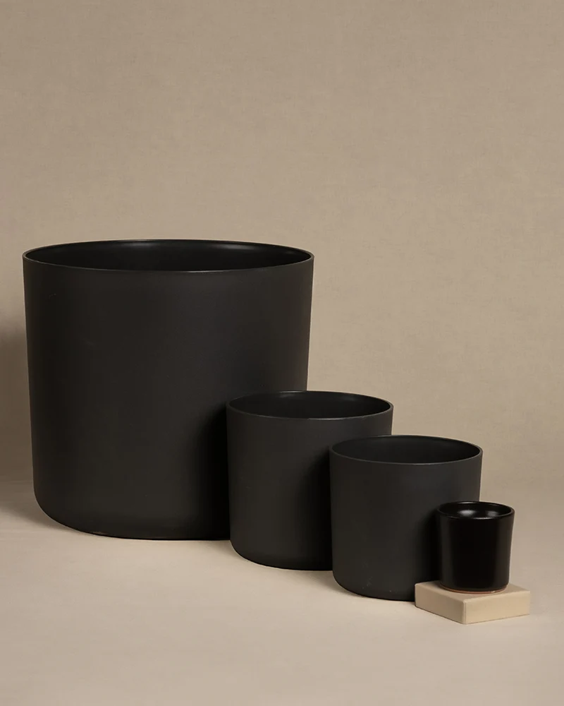 Kunststoff Topfset 'Lumi’ (30, 16, 14, 7)