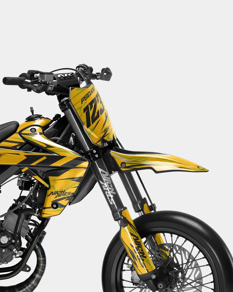 0RBIS - Kit deco RIEJU 50cc - Jaune Foncé