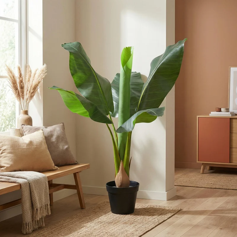 Künstliche Bananenpflanze Musa - (80cm,150cm,180cm)