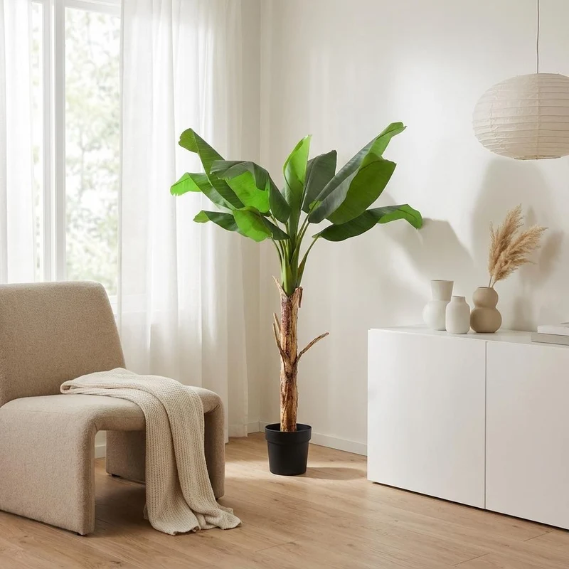 Künstliche Bananenpflanze Musa - (80cm,150cm,180cm)