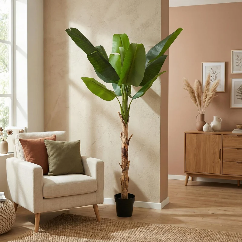 Künstliche Bananenpflanze Musa - (80cm,150cm,180cm)