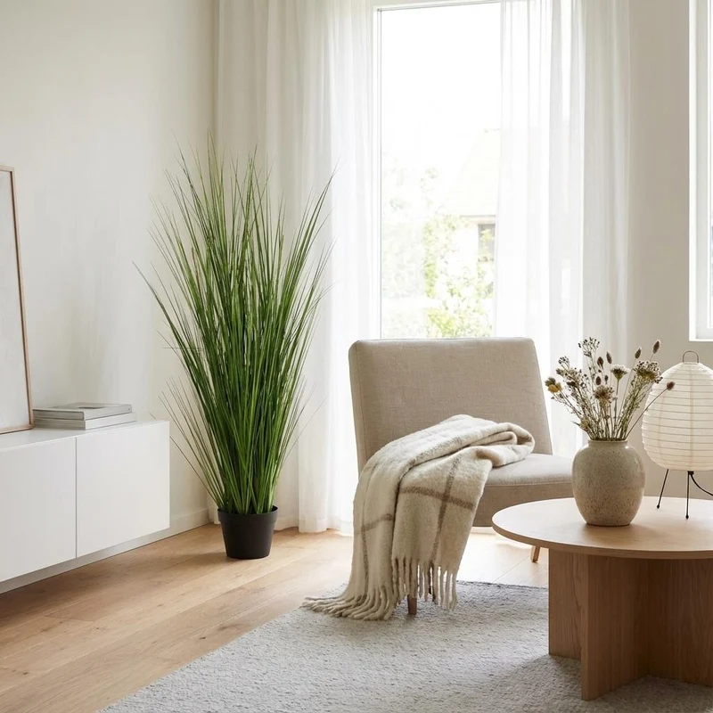 Kunstpflanze Onion Gras - 130cm