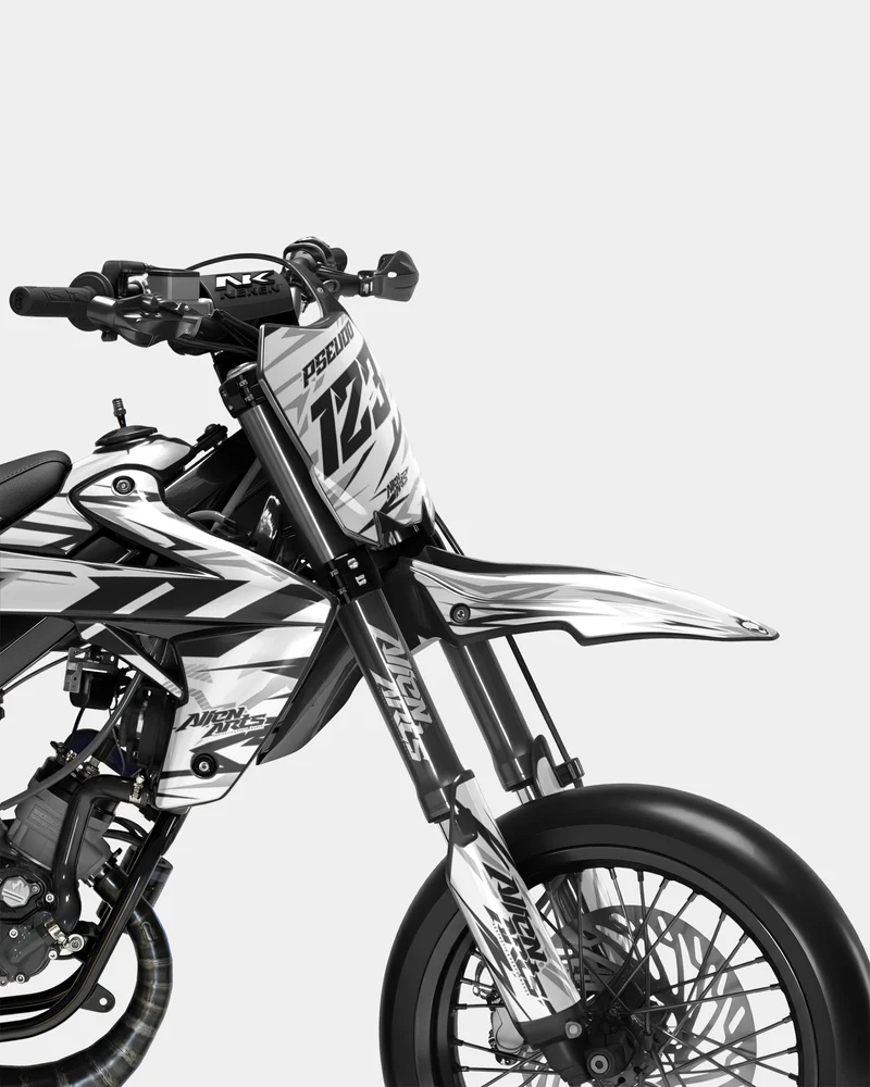 0RBIS - Kit deco RIEJU 50cc - Blanc