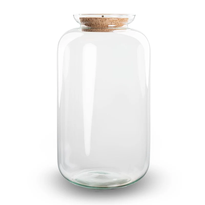 Terrariumflasche mit Beleuchtung Sven XL Ø 23 cm 43 cm