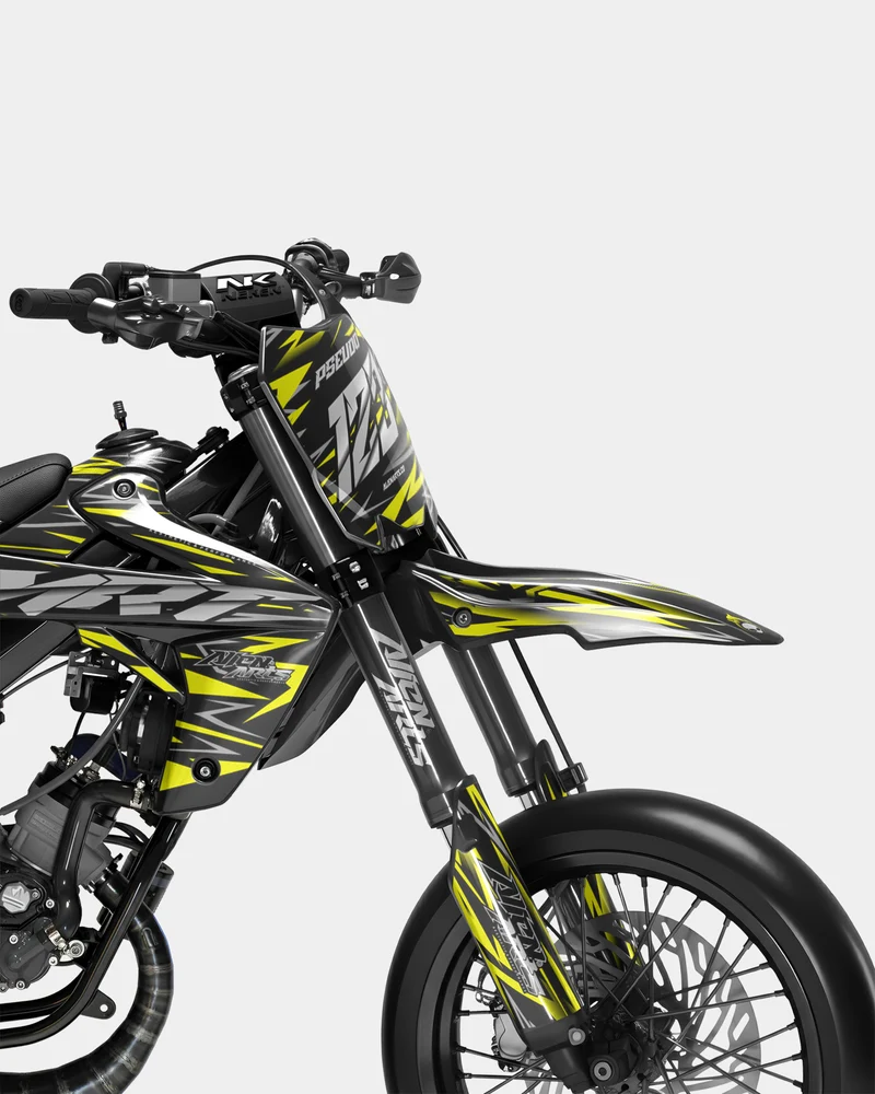LUEUR - Kit deco RIEJU 50cc - Jaune