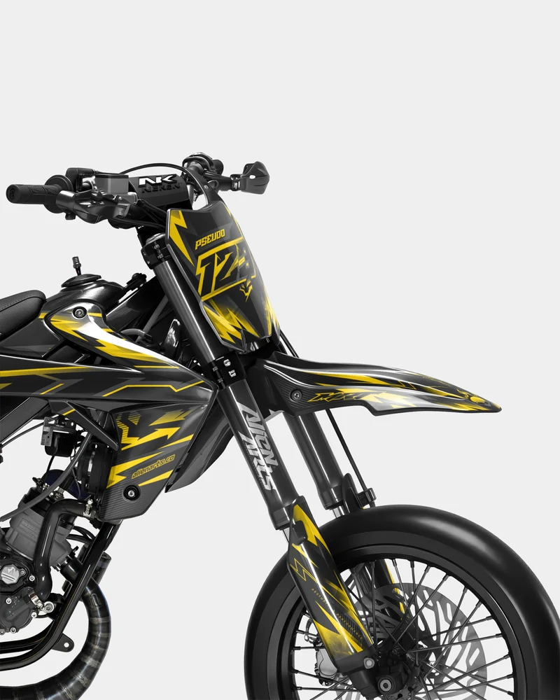 MISTRAL - Kit deco RIEJU 50cc - Jaune Foncé
