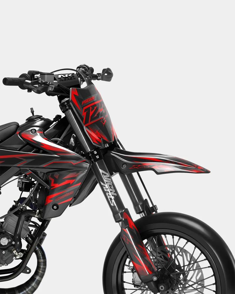 MISTRAL - Kit deco RIEJU 50cc - Rouge