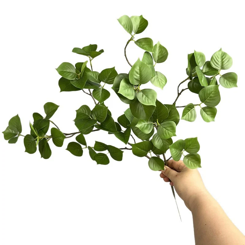 Künstliche Bougainvillea-Blätter, 48cm, realistisch, herbstlich, ideal für Hochzeiten, Dekoration, Innenräume