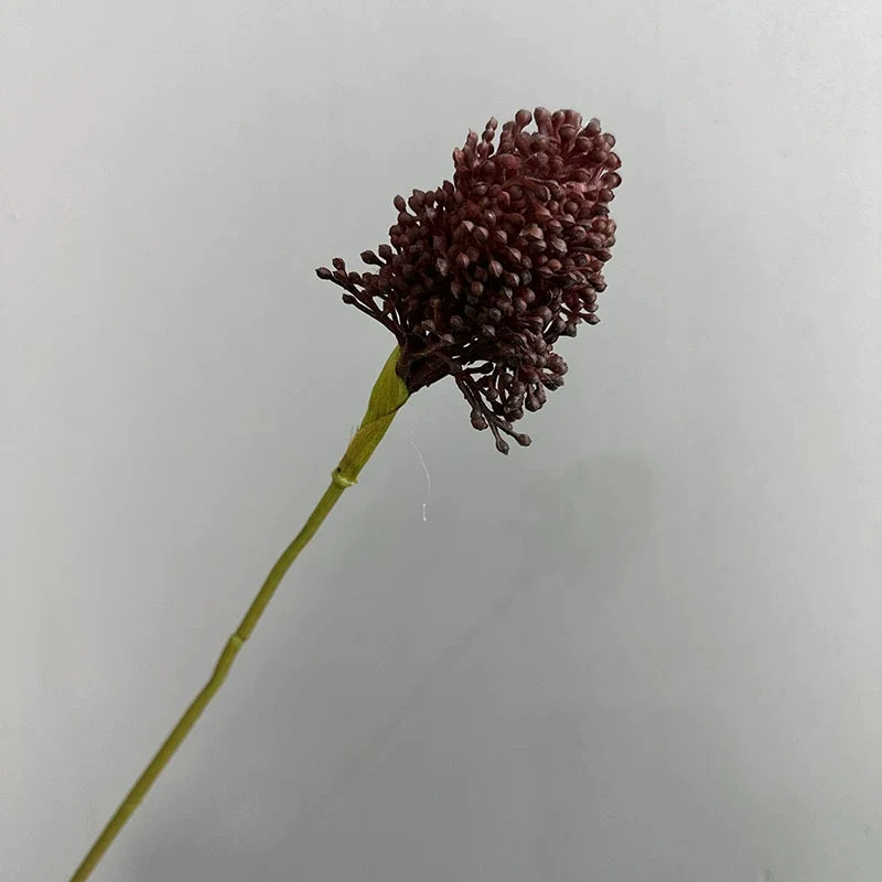 Künstlicher Allium Stiel 64 cm, Realistischer Zierlauch Dekozweig, Hochwertige Kunstblume für Vase, Hochzeit & Floristik, Langlebige Deko