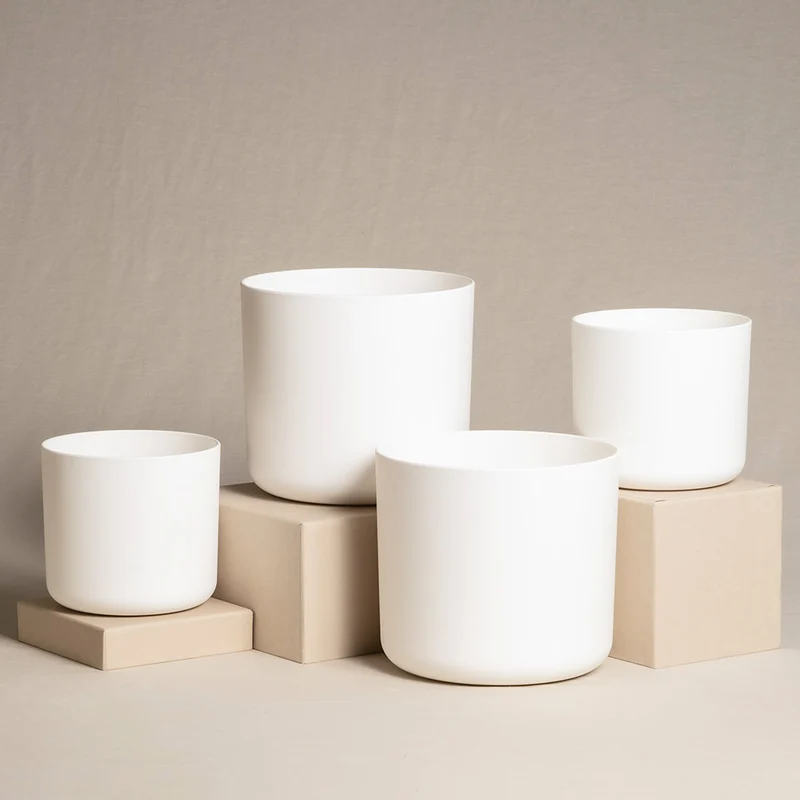 Kunststoff Topfset 'Lumi' (2× 18, 2× 14)