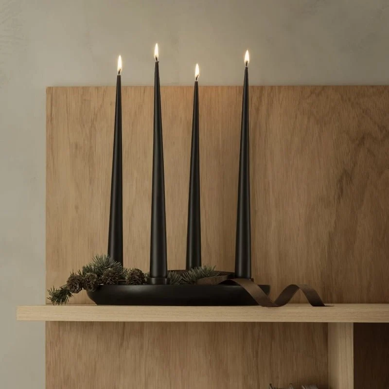 Advent Kerzenhalter VELA Schwarz Large - blomus