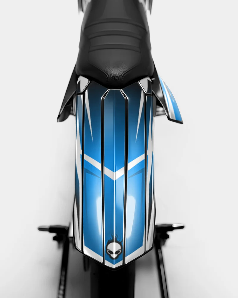 ONYX - Kit deco RIEJU 50cc - Bleu