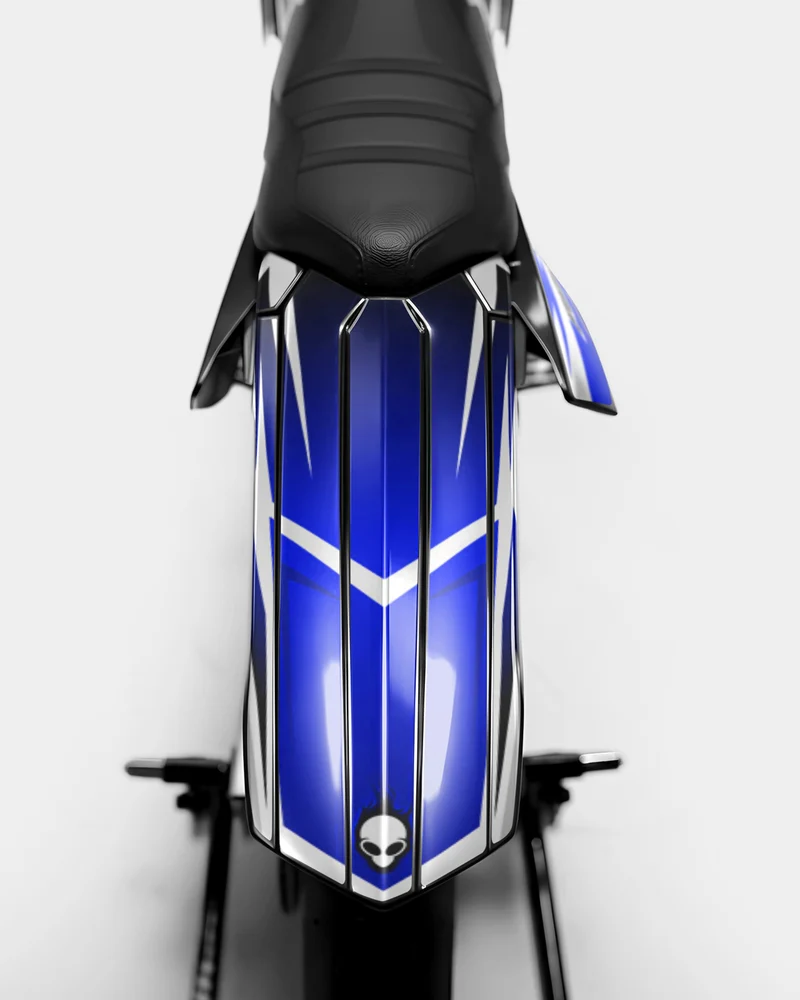 ONYX - Kit deco RIEJU 50cc - Bleu Foncé