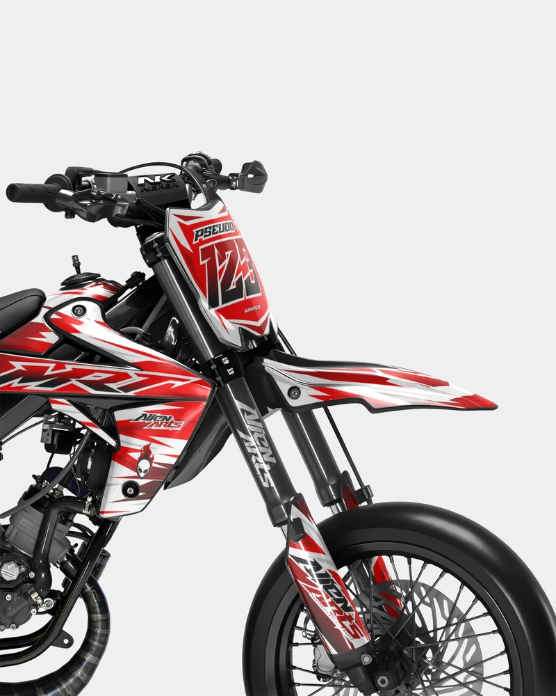 ONYX - Kit deco RIEJU 50cc - Rouge