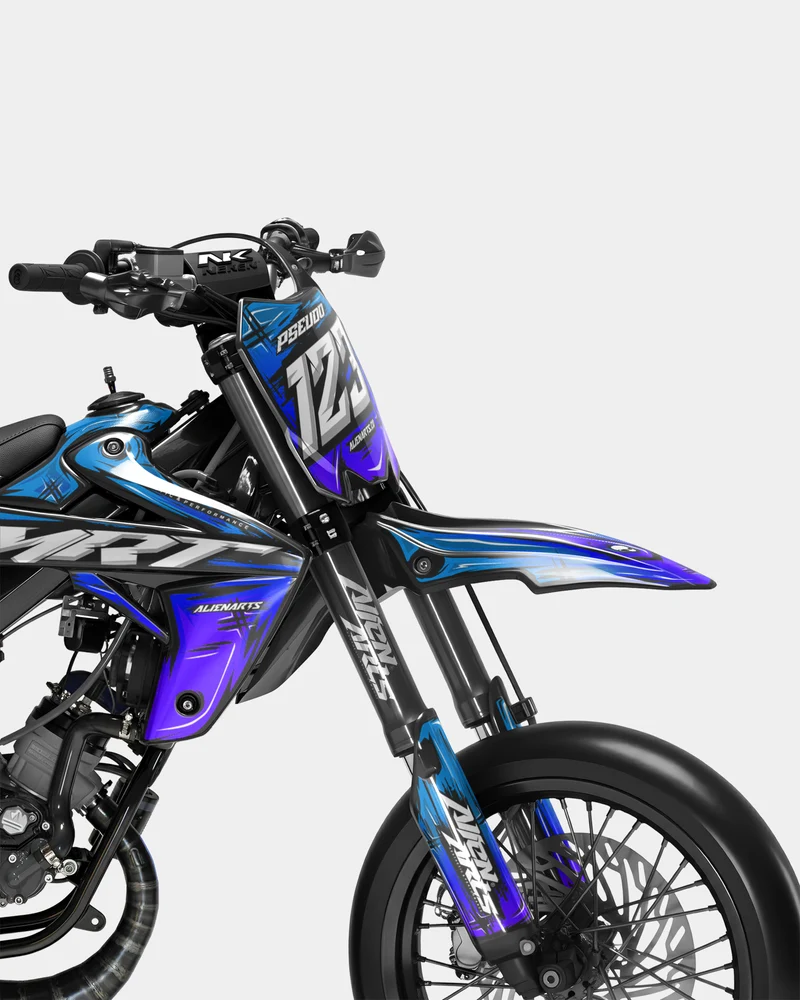 PAVO - Kit deco RIEJU 50cc - Bleu