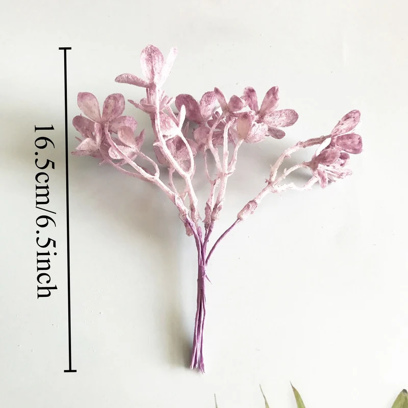Künstliche Blumen DIY Set, 16,5 cm, realistische grüne Blätter, 8 Farben, für Hochzeiten, Veranstaltungen, Dekoration, Geschenke
