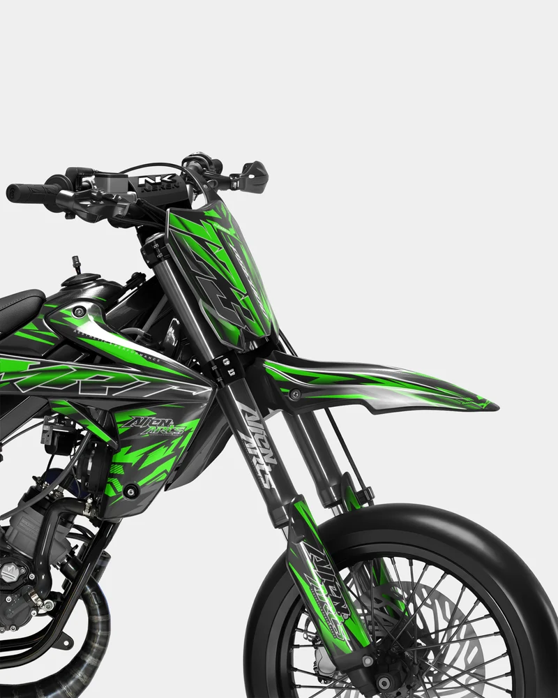 VITRA - Kit deco RIEJU 50cc - Vert