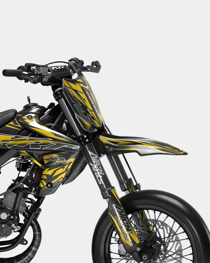 VITRA - Kit deco RIEJU 50cc - Jaune Foncé