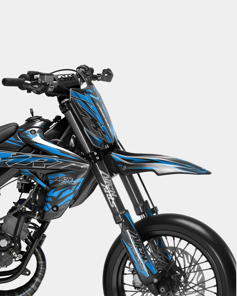 VITRA - Kit deco RIEJU 50cc - Bleu