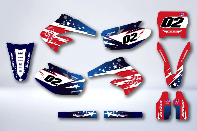 Kit Déco HONDA CRF 450 2002-2004 - GLAHIX