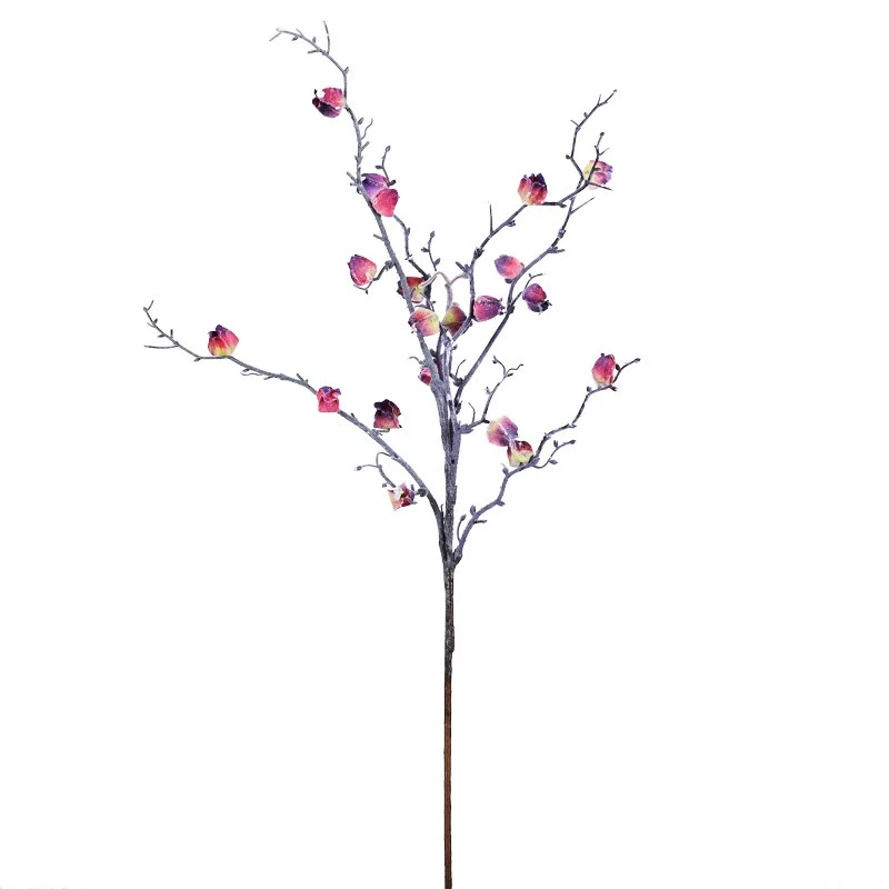 Winterliche, frostige Kunstblumen Zweig-Dekoration 75cm, realistisch, in 5 Farben, ideal für Hochzeiten, Cafés, Einzelhandel, langlebig und pflegeleicht
