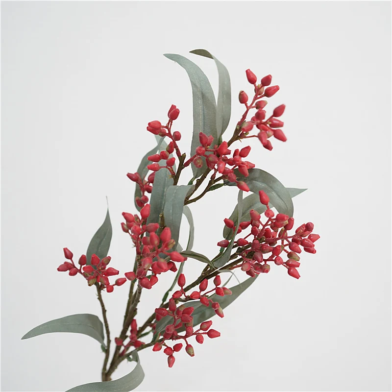 Eukalyptusfrucht 76cm, hochwertige Kunstpflanze, realistische Optik, ideal für Hochzeiten, Cafés, Einzelhandel, langlebige Dekoration